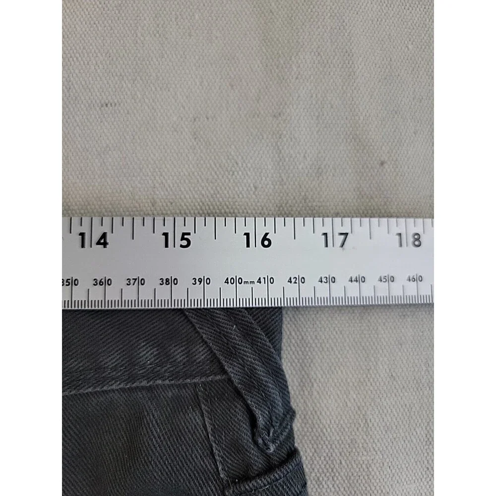 Enyce Jeans Mens 32x29 Straight Black Hip Hop Sean‎ Combs Mid Rise Cotton Logo